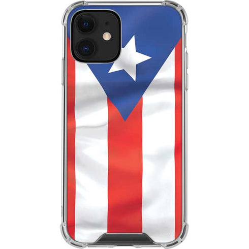 Puerto Rico Flag iPhone 12 Clear Case